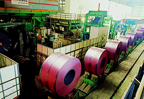 Hot rolled steel coils production