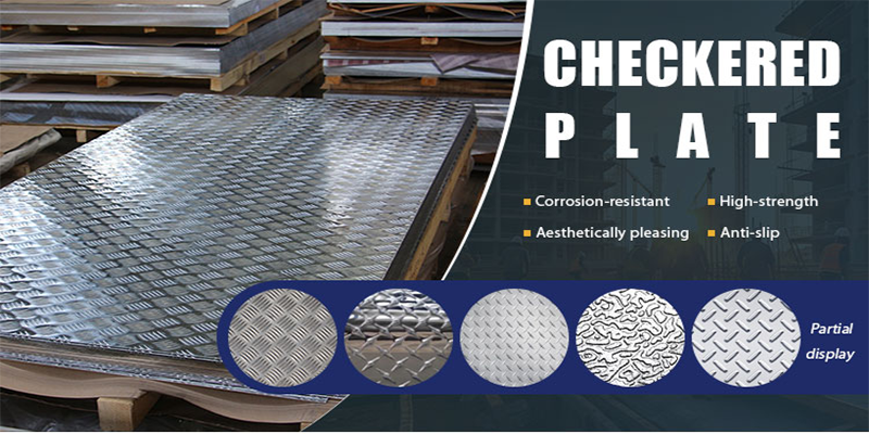 checkered steel plate sheet