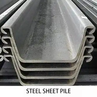 Q355 Steel sheet piles for waterproofing and anti-seepage of engineering foundation pits