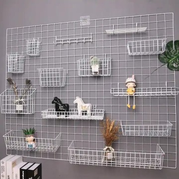 Made in China photo grid display grid mesh PVC galvanized iron wire mesh