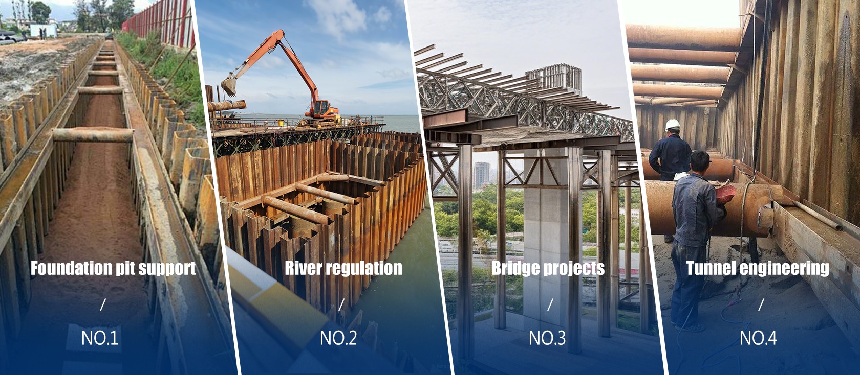 Robust Framework Hot Rolled Steel Sheet Pile