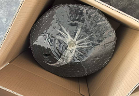 Pre-shipment preparations for our wire mesh designed to protect solar panels from wildlife damage！